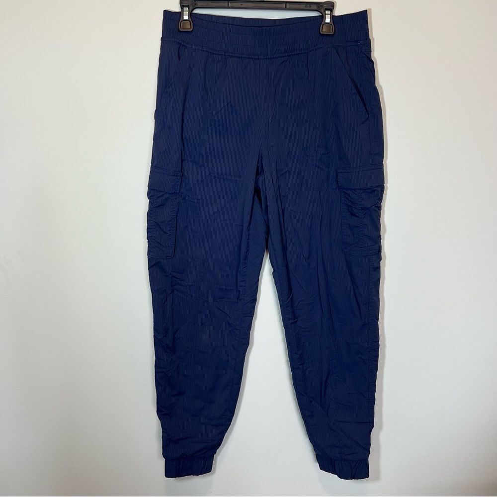 Eddie Bauer Women’s Navy Blue Fleece Lined Joggers Medium‎